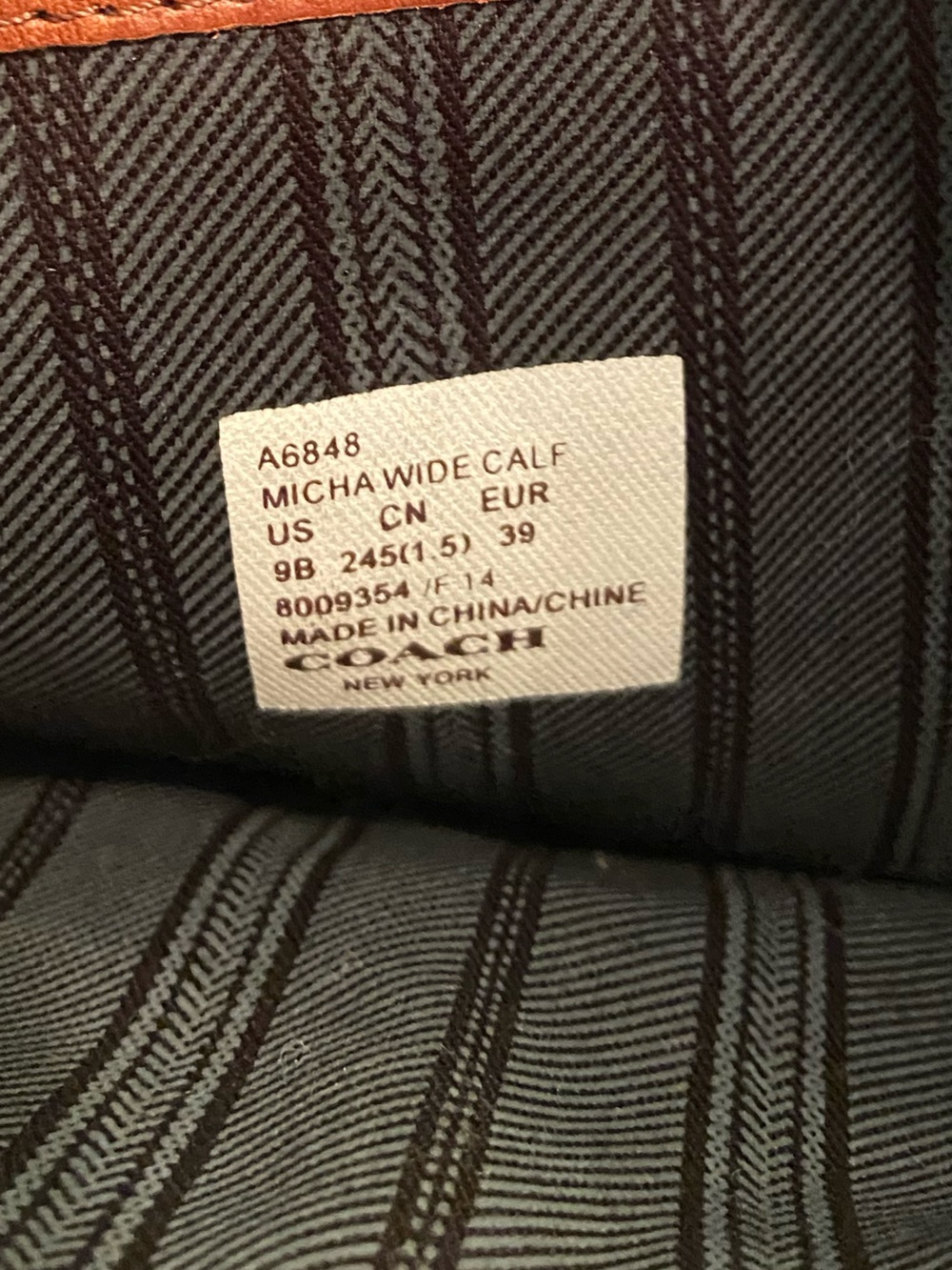 COACH MICHA RIDING BOOTS SIZE 9 - Picture 7 of 9